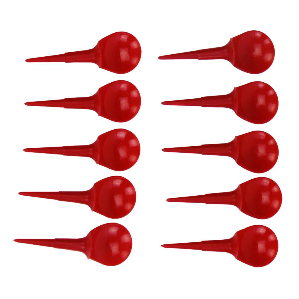4x10 Pieces Plastic Novelty Anti-Slice Golf Tees Chair Tees Divot Tools Red