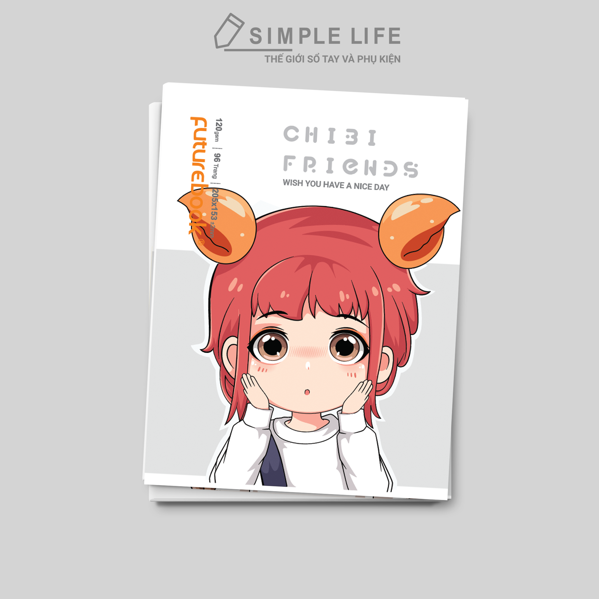 Tập Học Sinh - Vở 4 Ôly Chibi Friends - 96 TR_200 TR - Định Lượng 120Gsm . Mã SP DK-102