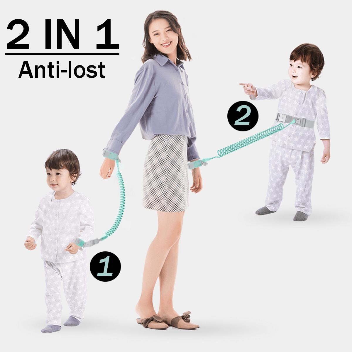 Trẻ Em Chống Lạc Cổ Tay Và Eo 1.5/2/2.5M Dây Đeo Dây Tập Đi Dây Xích Từ An Toàn Ngoài Trời Đi Bộ Dây Đai Dây Đeo Tay