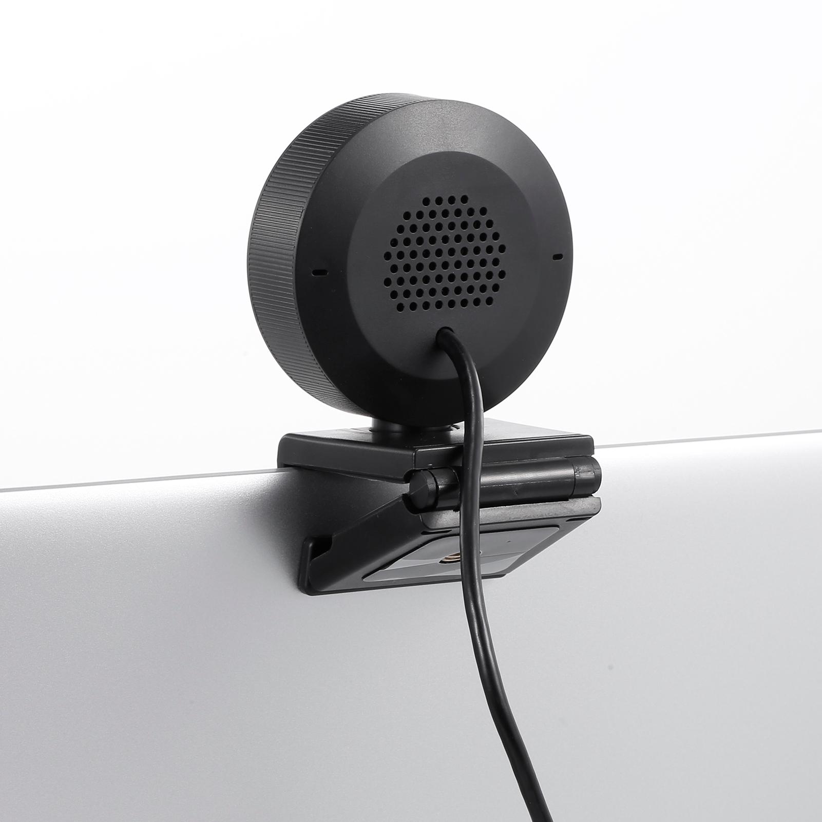 Webcam Streaming 1080P Full HD with Dual Microphone and Ring Light, USB Web Camera Stream with Tripod for Laptop