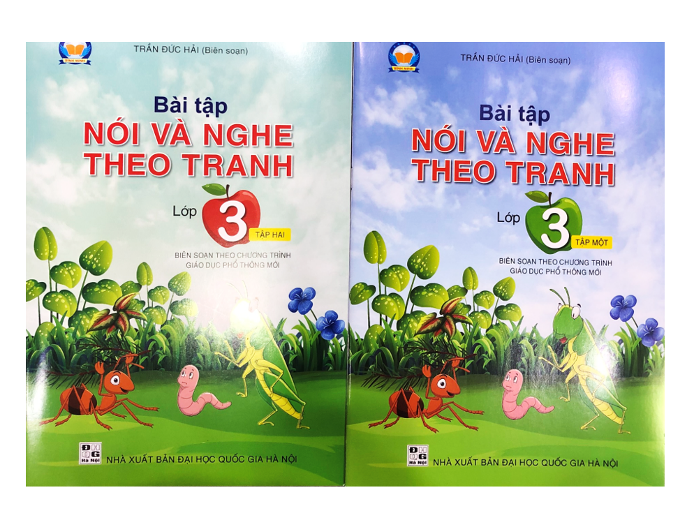 Sách Combo Bài tập Nói và nghe theo tranh Lớp 3 Tập 1 + 2