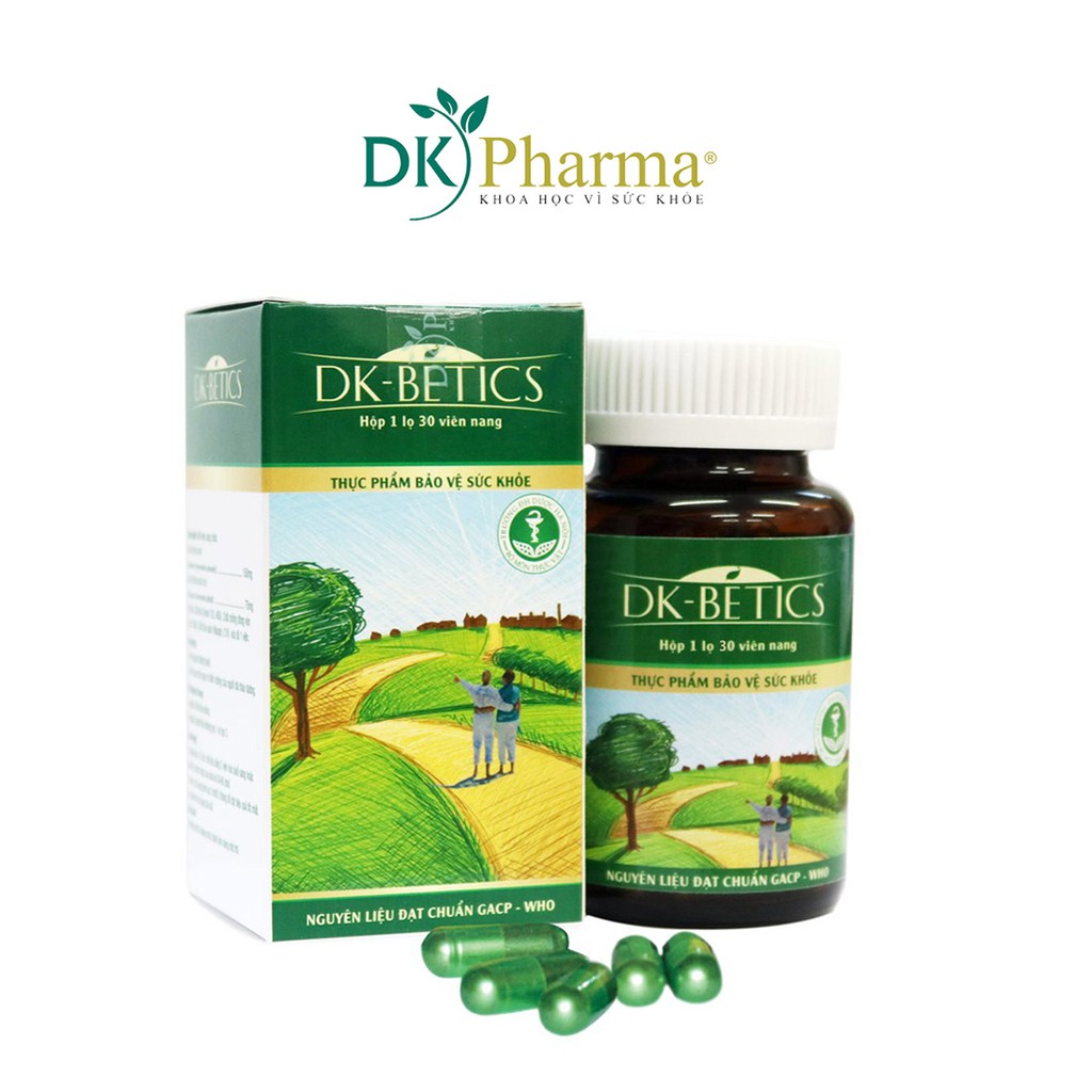 Viên uống hỗ trợ giảm và ổn định đường huyết DK Pharma DK Betics 120 viên