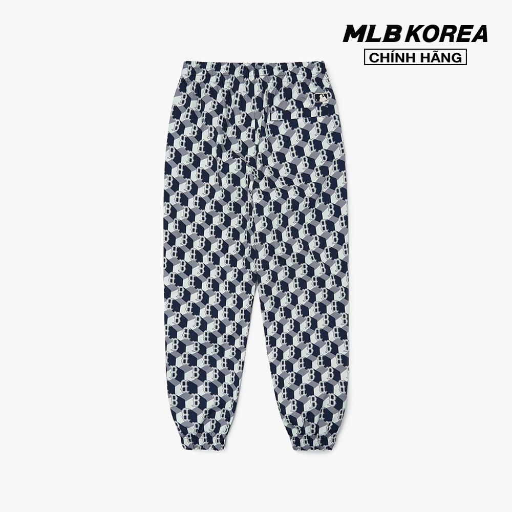 MLB - Quần jogger lưng thun Cube Monogram Allover 3AWPM0324