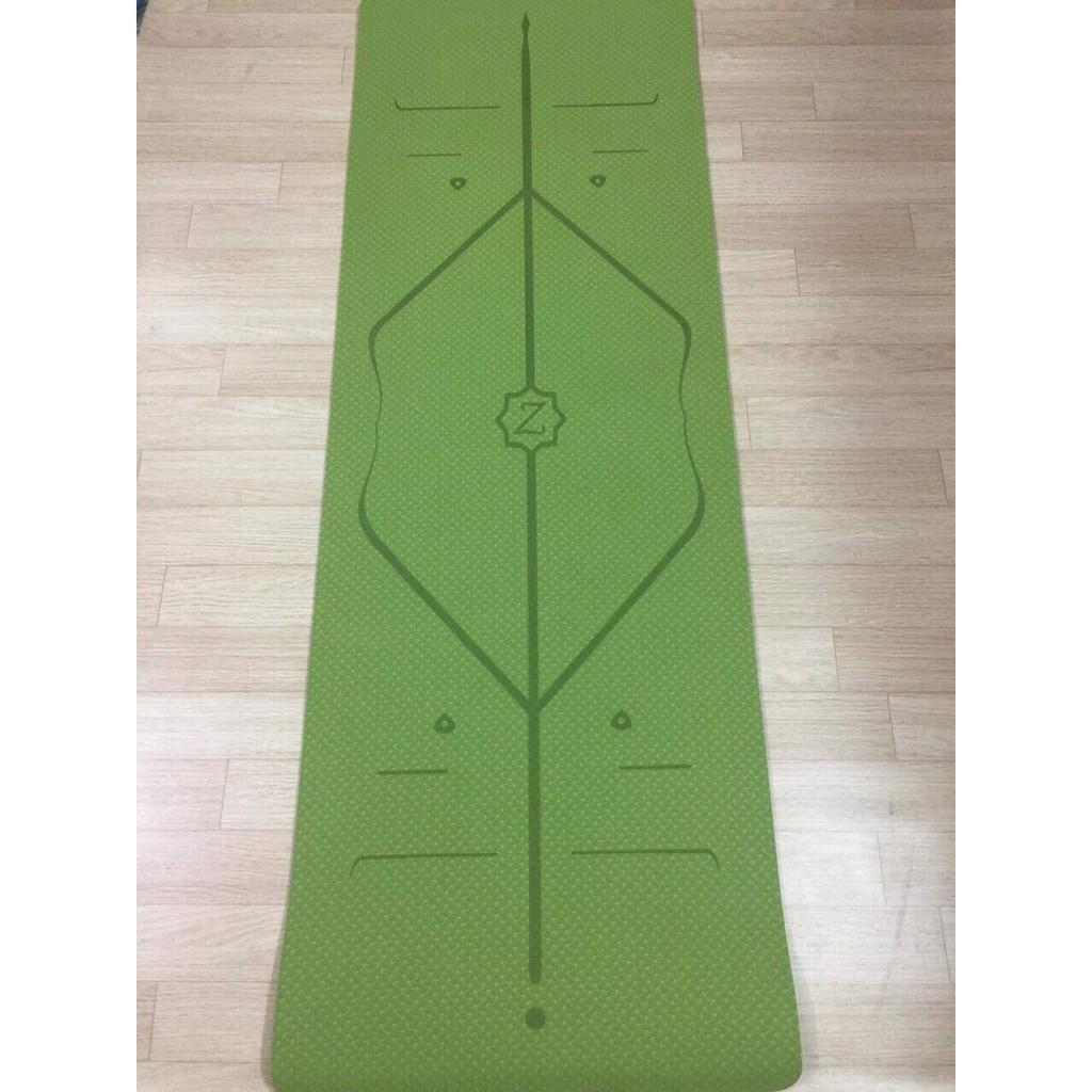 Thảm tập Yoga định tuyến cao cấp ZEN Yoga Mat PU