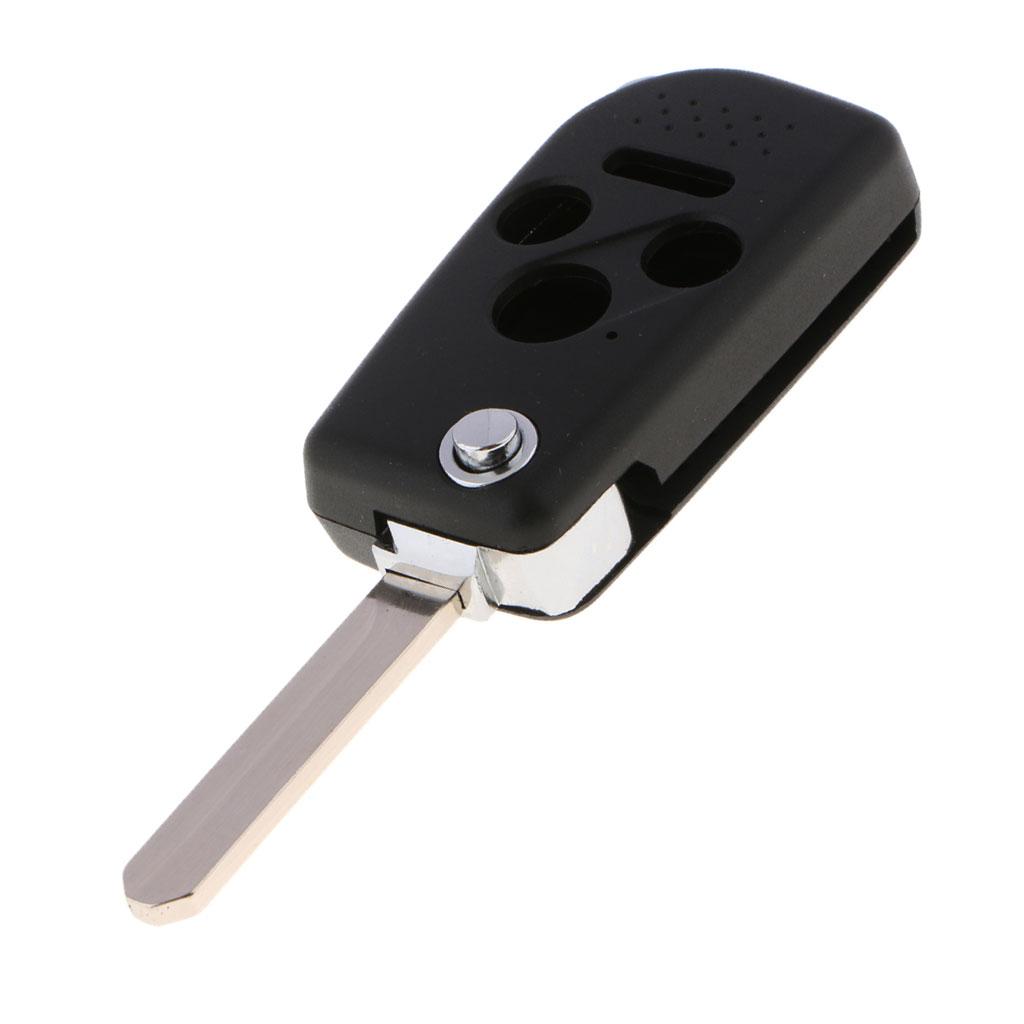 Replacement Shell Folding Remote  Fob 4 Button for