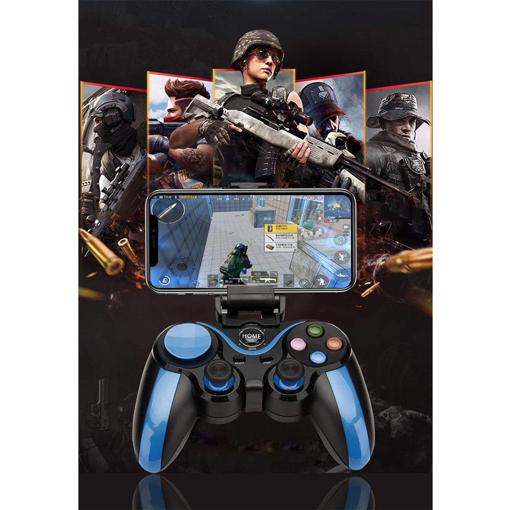 Tay Cầm Chơi Game ,Tay Cầm Chơi Game Bluetooth VINETTEAM S9 ,Tay Cầm Chơi Game PUBG ,RULES OF SURVIVAL...Kết Nối Chơi Game Không Cần APP Cho ANDROID, IOS Có Đế Giữ -4080 -Hàng Nhập Khẩu