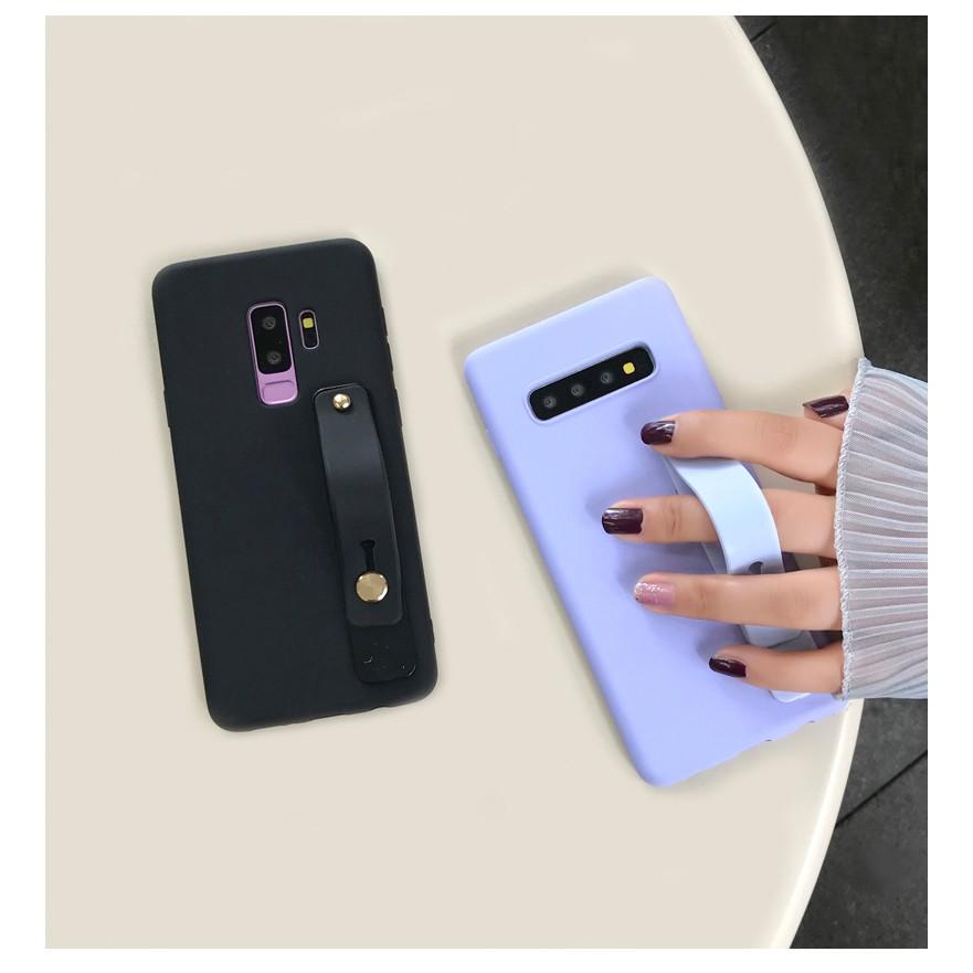 Ốp silicon dẻo kèm dây xỏ tay cho samsung galaxy Note 10 / Note 10 plus / S10 / S10 Plus / Note 9 / Note 8 / S9+ / S8+
