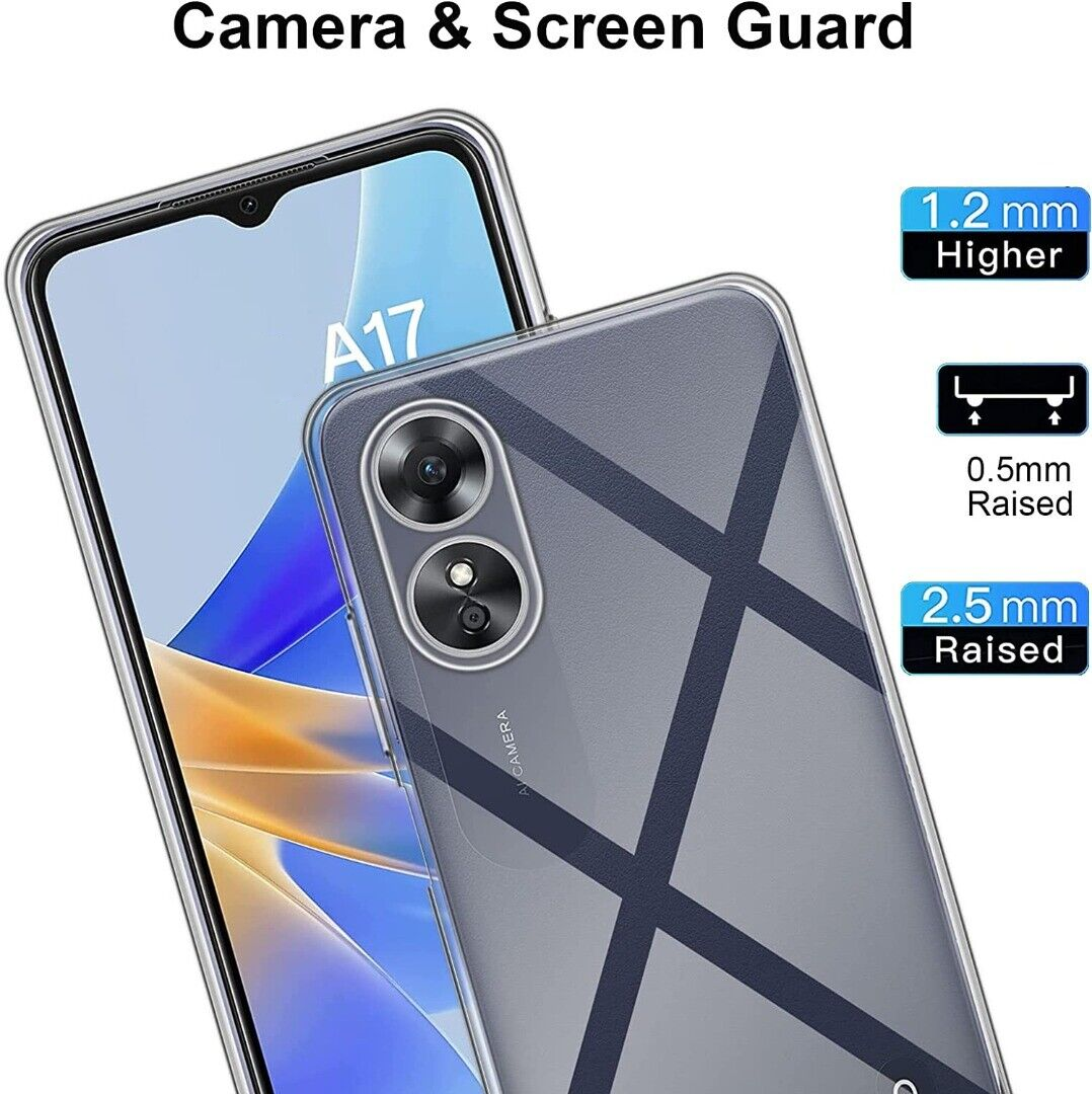 Ốp lưng silicon dẻo cho OPPO A17 hiệu Ultra Thin trong suốt mỏng 0.6mm độ trong tuyệt đối chống trầy xước - Hàng nhập khẩu