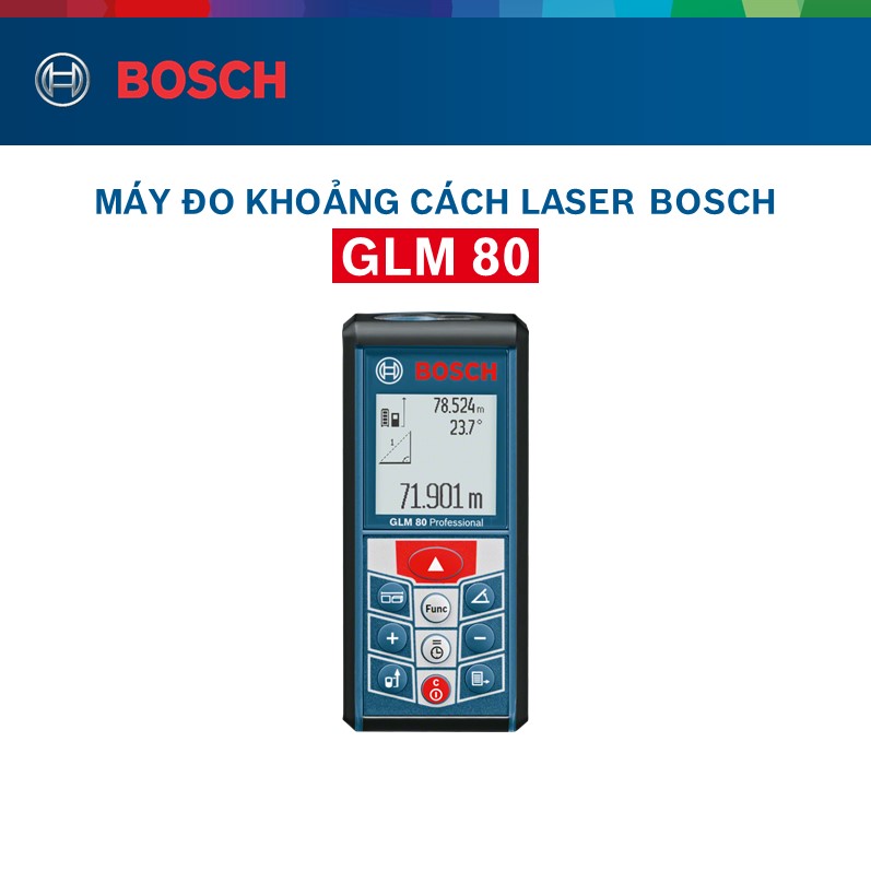 Máy Đo Khoảng Cách Laser Bosch GLM 80