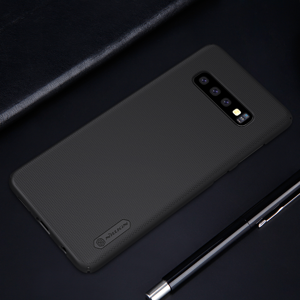 Ốp lưng sần cho Samsung Galaxy S10 Plus hiệu Nillkin - Hàng chính hãng