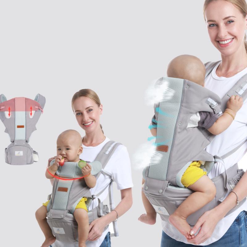 Ergonomic Em Bé Sơ Sinh Kid Cho Bé Hipseat Sling Mặt Trước Kangaroo Quấn Bé Tàu Sân Bay Cho Bé Du Lịch Hoạt Động Bánh Răng