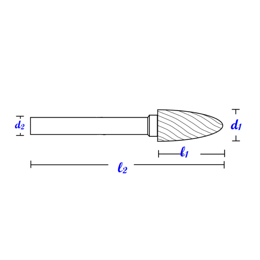 Mũi mài hợp kim ADVANCED SF-42m D/C