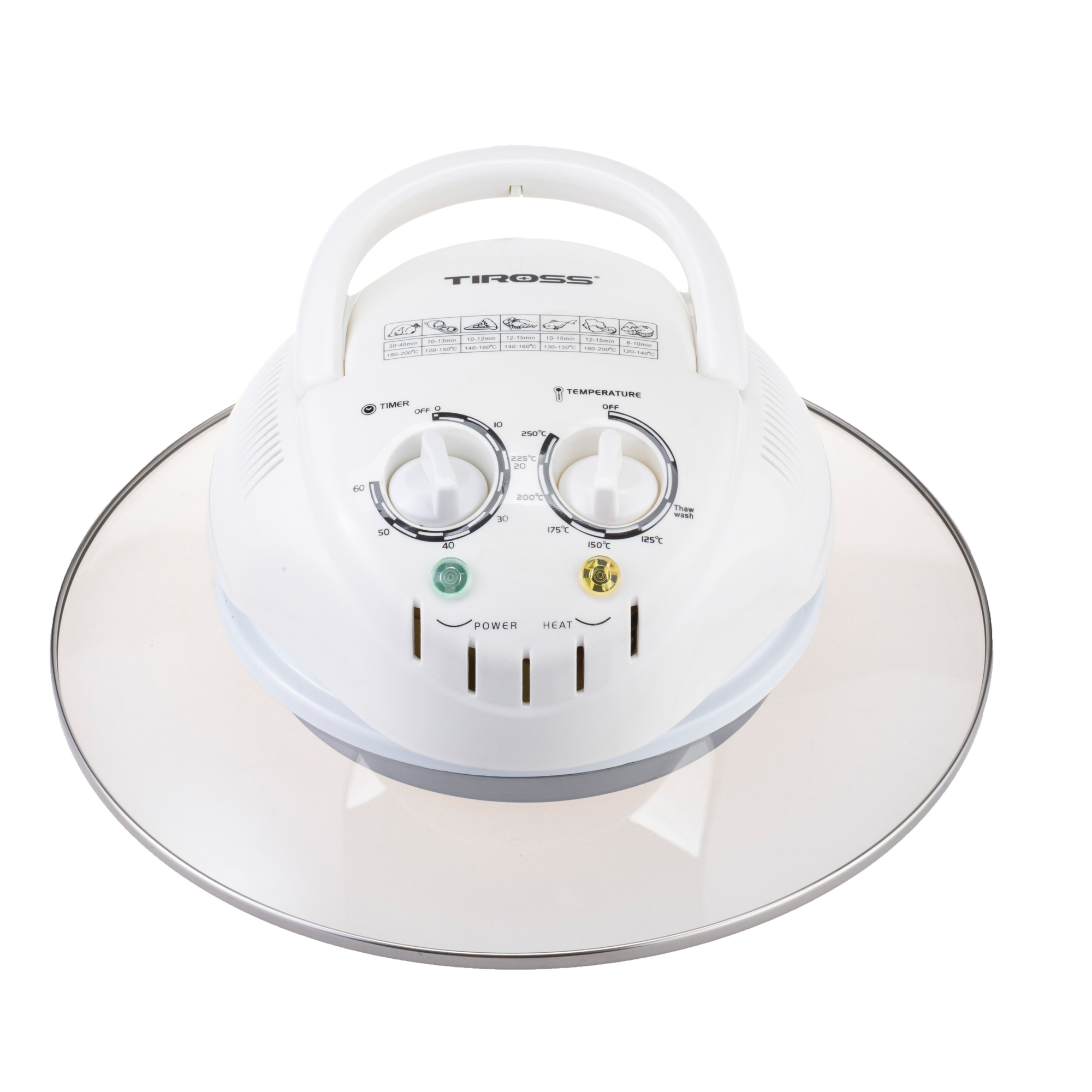 Lò Nướng Thủy Tinh Halogen Tiross TS967 12L - Hàng chính hãng