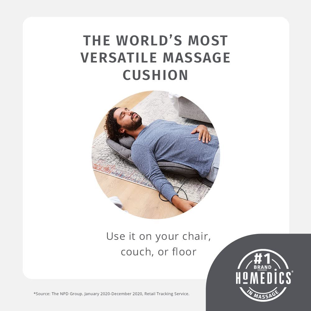 Đệm massage đa năng công nghệ Air Flex và Smartscan Shiatsu Homedics MCS-1010HJ - Hàng nhập khẩu USA