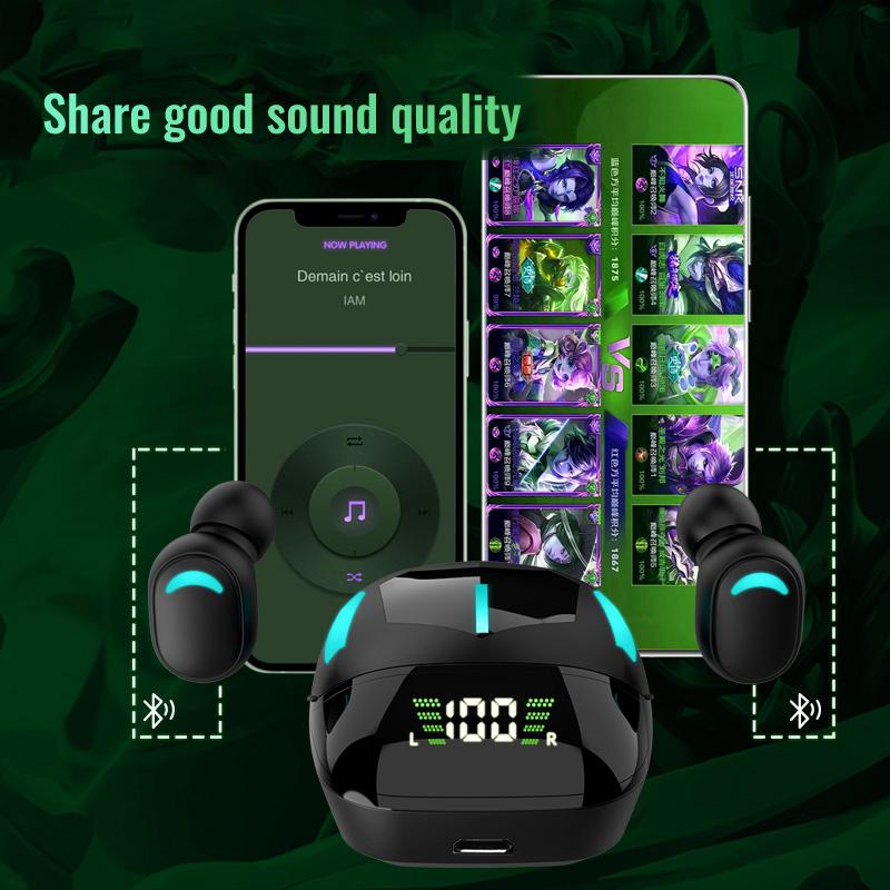 CINCATDY Tai Nghe Bluetooth Earbuds Gaming Headset True Wireless Headphone G7S - Hàng Chính Hãng