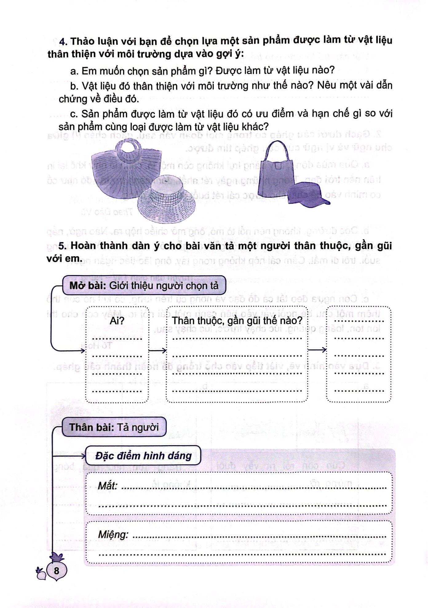 Sách - Vở Thực Hành Tiếng Việt 5 - Tập 2 (Chân Trời) - ảnh 9