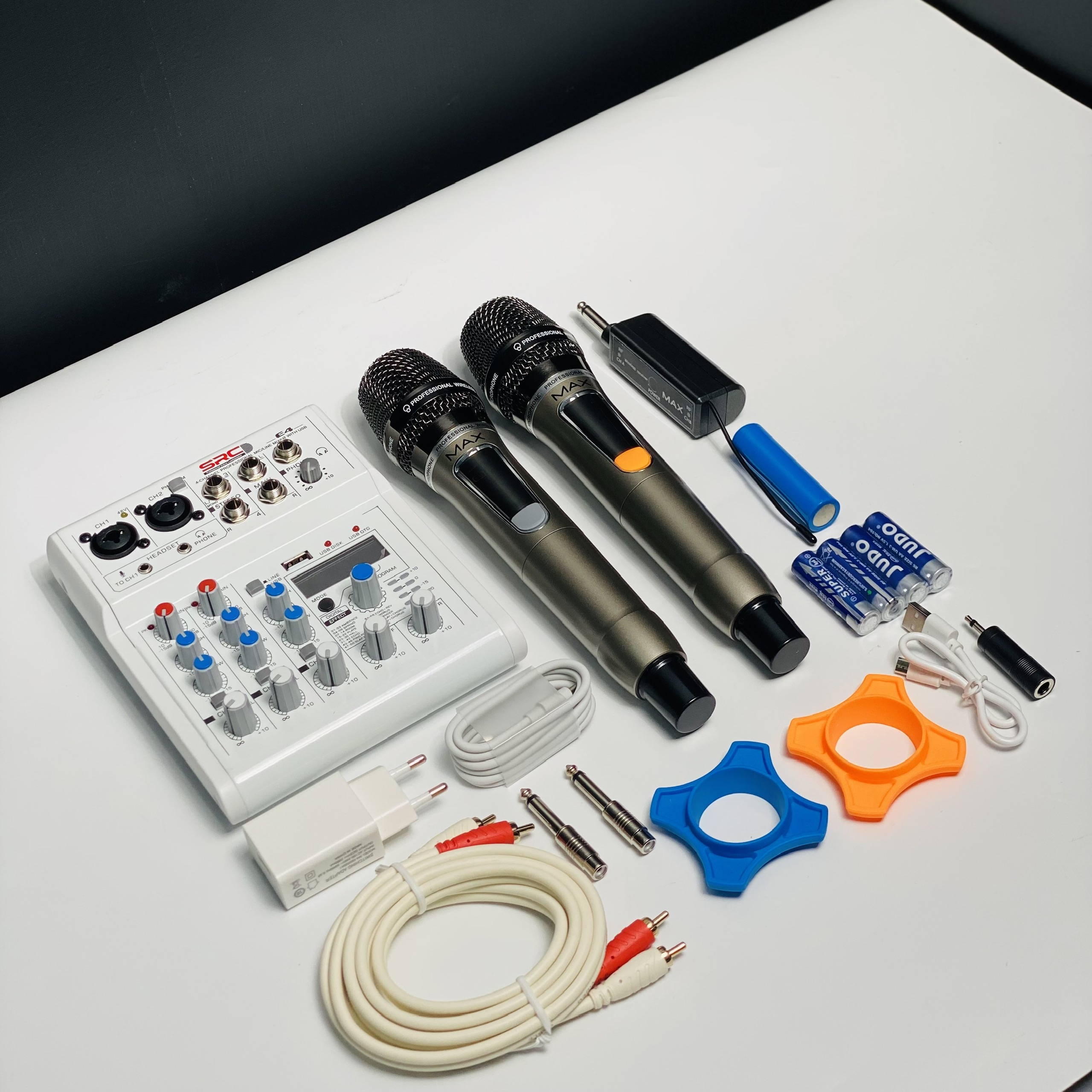 Combo Mixer Thu Âm Livestream Karaoke Mixer E4 và Micro Max32 Chính Hãng Giá Tốt -  Bảo Hành 12 Tháng Hàng Chính Hãng