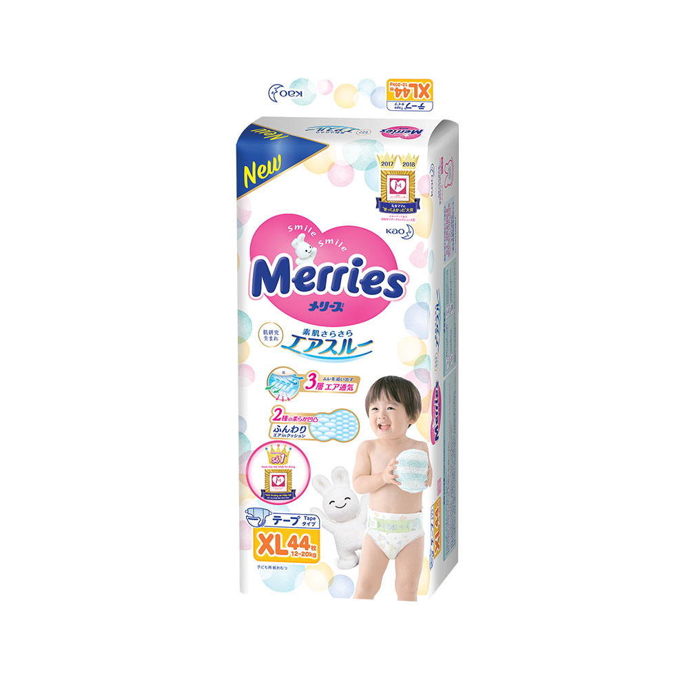 Tã Dán Merries XL44 (44 Miếng)