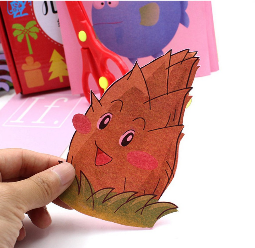 Bộ sách cắt giấy đồ chơi ORIGAMI cho bé -  96 trang nhiều hình độc đáo - Giao mẫu ngẫu nhiên