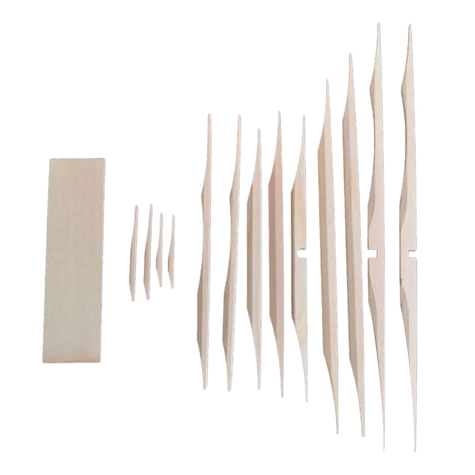24Pcs Guitar Spruce Brace Kit Tools Accessories Luthier Wooden DIY Tools