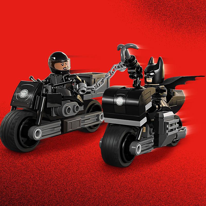 Đồ Chơi LEGO  SUPERHEROES Cuộc Rượt Đuổi Mô Tô Của Batman Và Miêu Nữ 76179 (149 chi tiết)