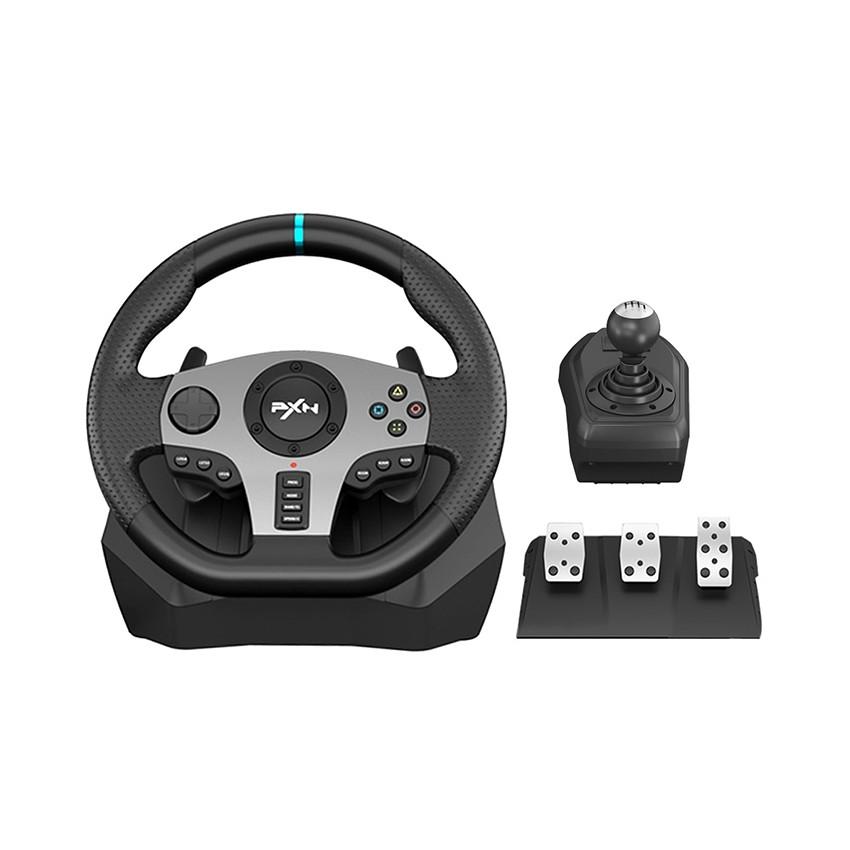 Vô lăng tập lái xe thi bằng lái và chơi game PXN V9 Gaming Racing Wheel