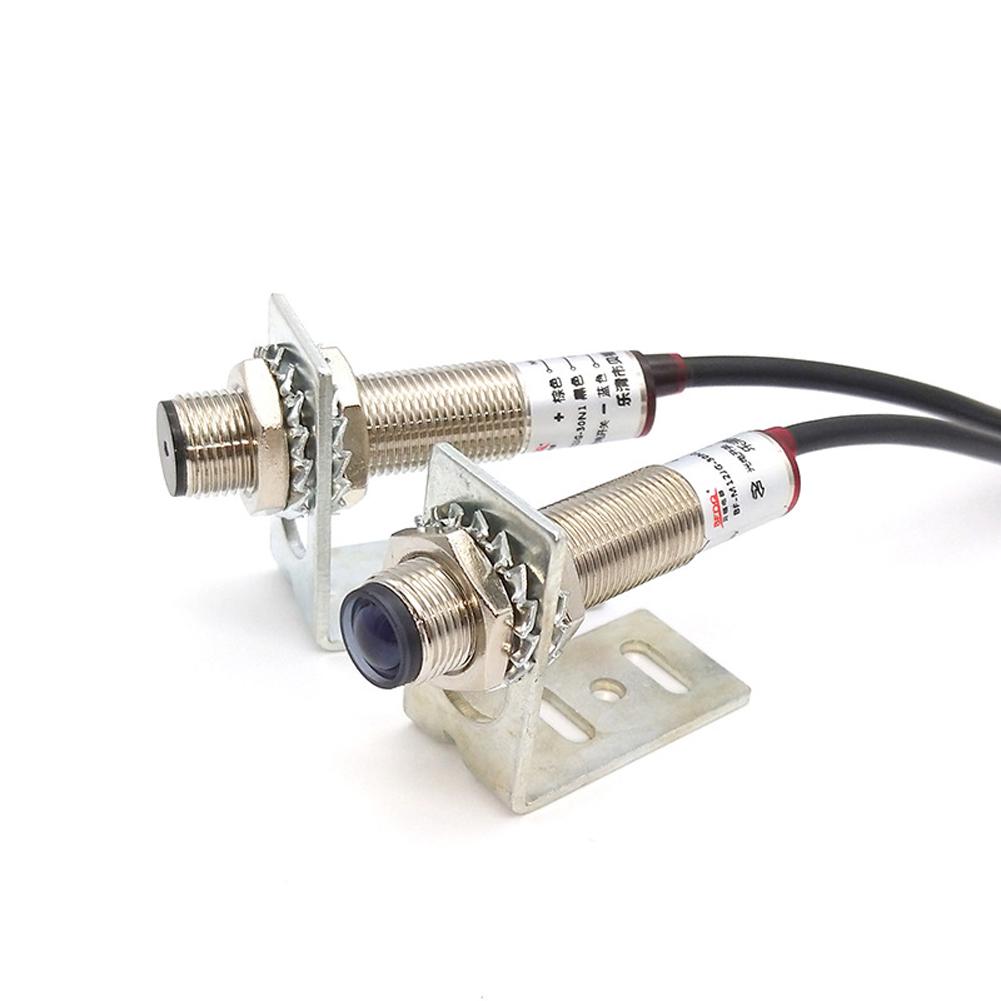 E3F-20C1 3mm Laser Beam Photoelectric Switch Trough-beam Infrared Sensors NPN Switchs with LED Induction Indicator