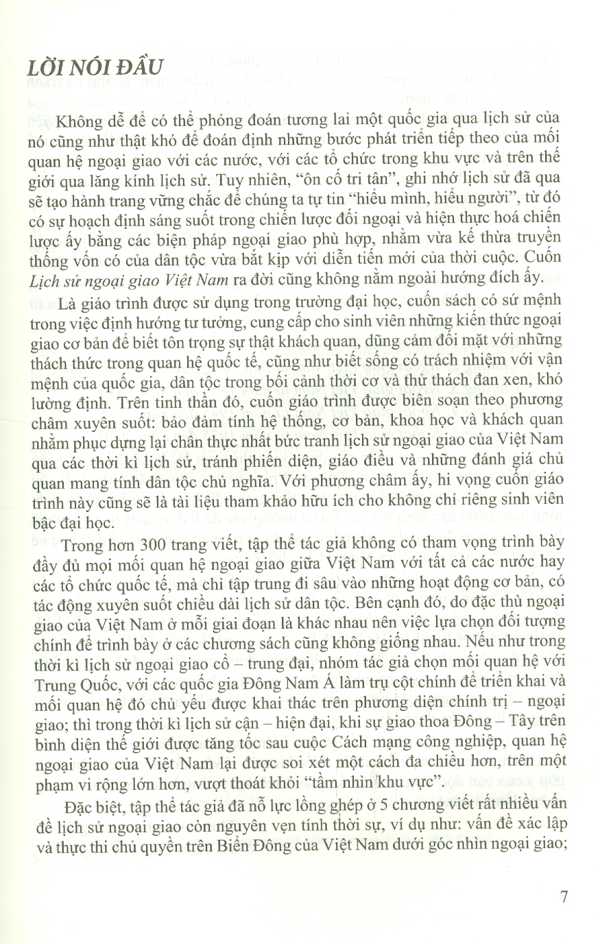 Giáo Trình Lịch Sử Ngoại Giao Việt Nam