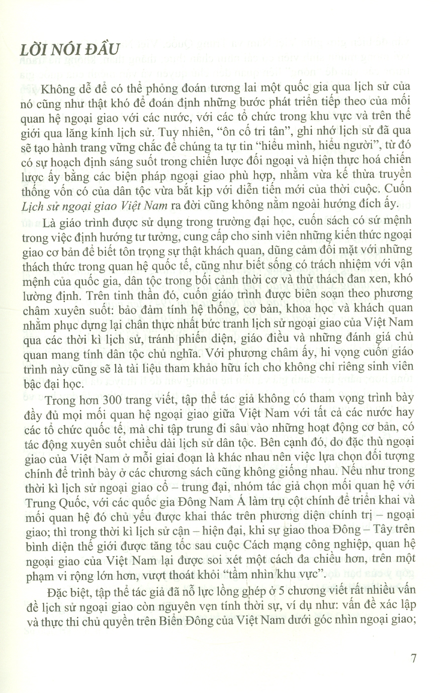 Giáo Trình Lịch Sử Ngoại Giao Việt Nam