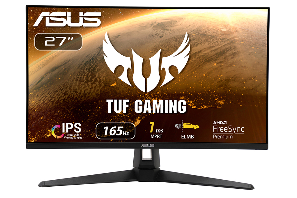 Asus LCD VG279Q1A/27&quot;F/1ms/165Hz/250cd2/HDMI/DP/Cáp HDMI/Cáp DP/Đen - Hàng chính hãng