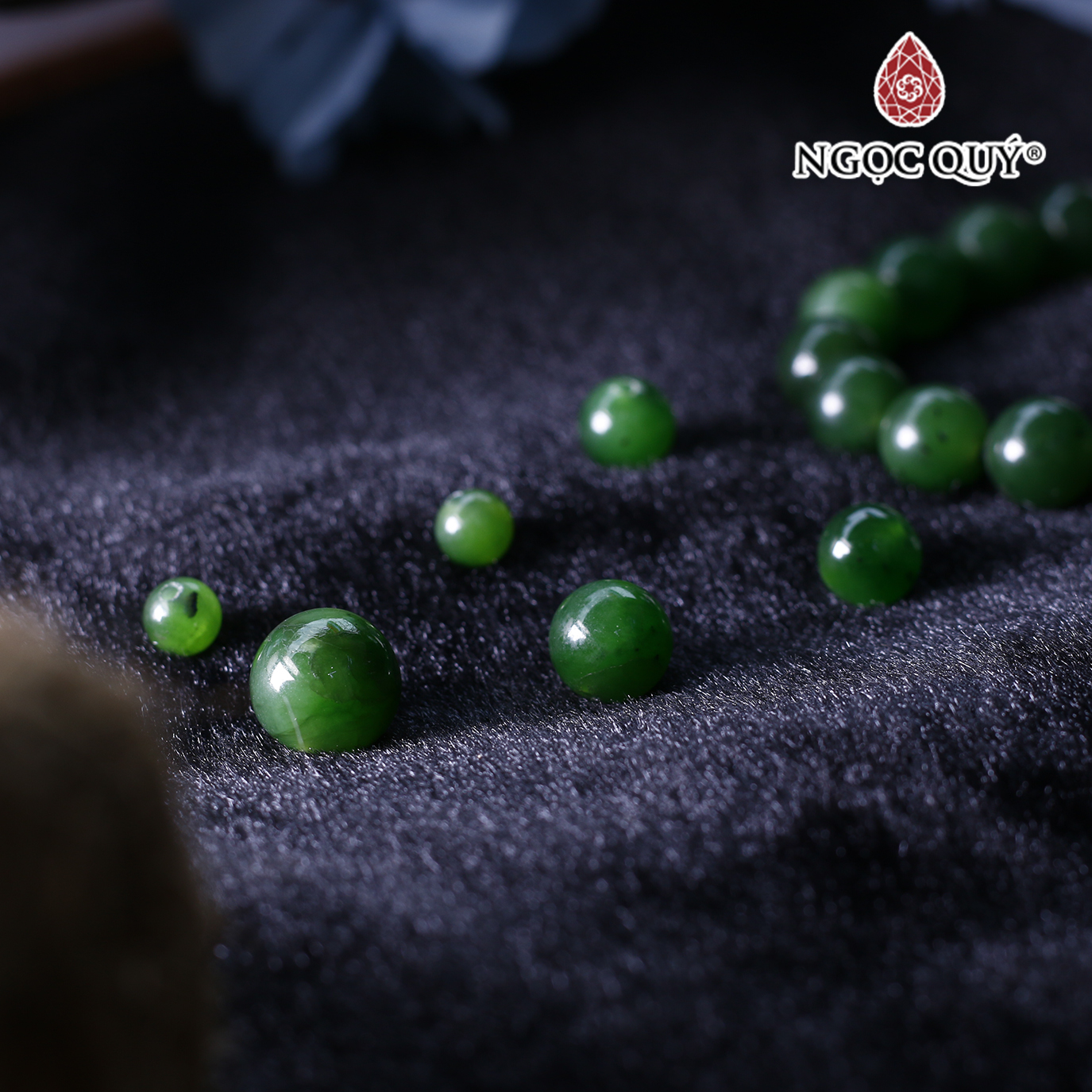 Hạt Lẻ Đá Ngọc Bích Loại A Mệnh Hỏa, Mộc - Ngọc Quý Gemstones - 6 Ly