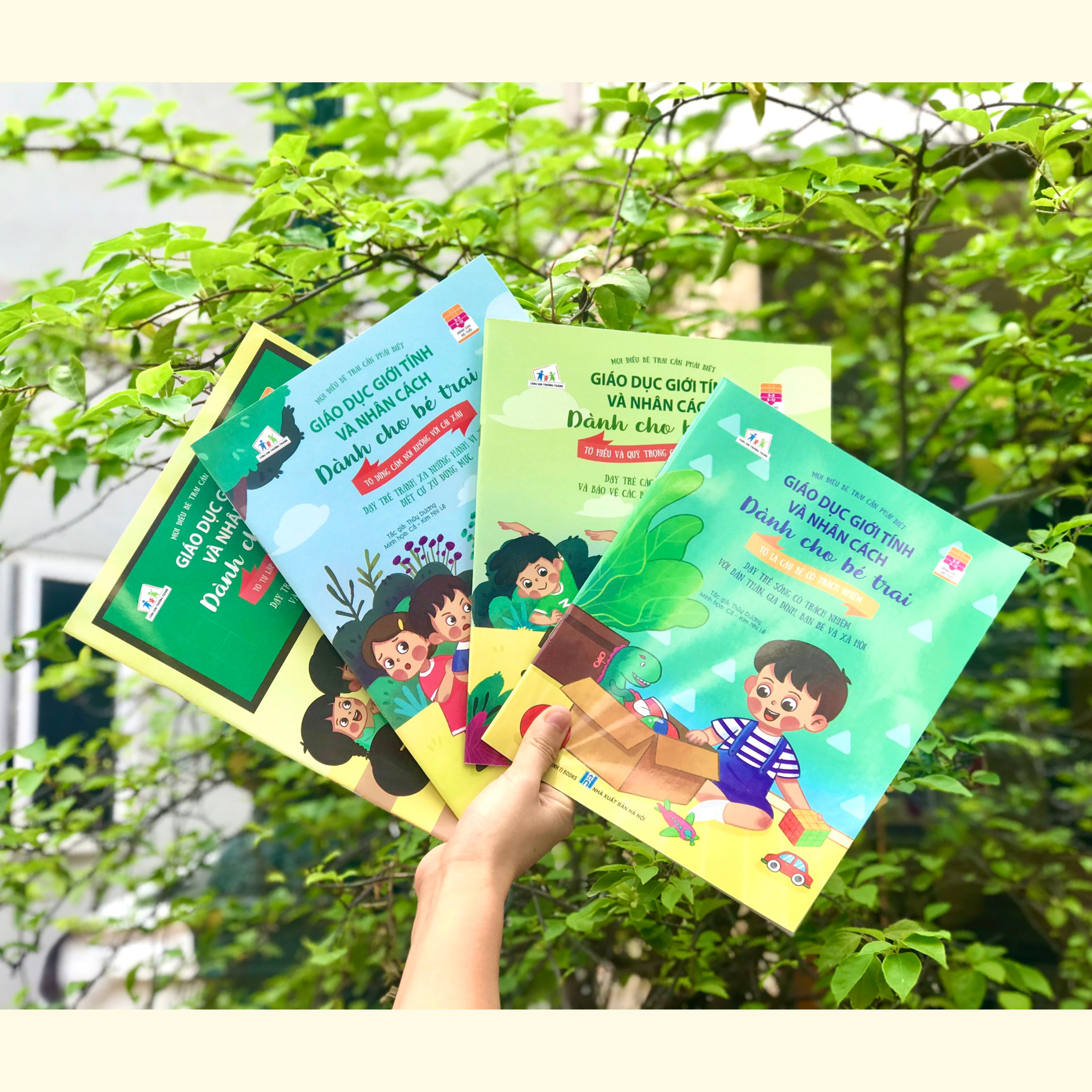 Combo 4 Tập _ Giáo Dục Giới Tính Và Nhân Cách Dành Cho Bé Trai _ Đinh Tị