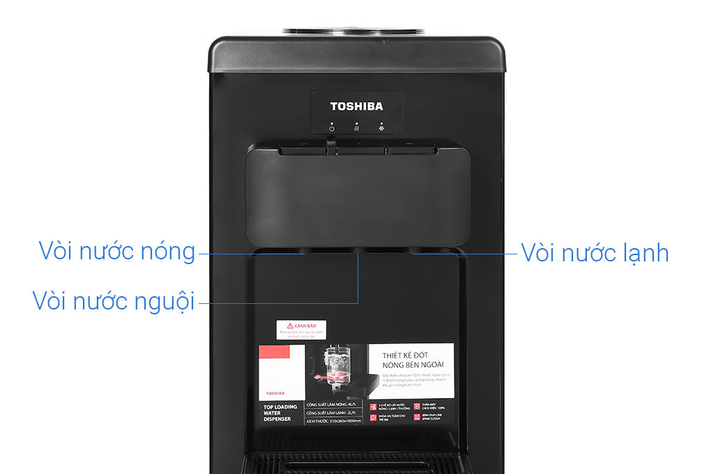 Cây nước nóng lạnh Toshiba RWF-W1917TV - Hàng Chính Hãng - Chỉ Giao Hà Nội