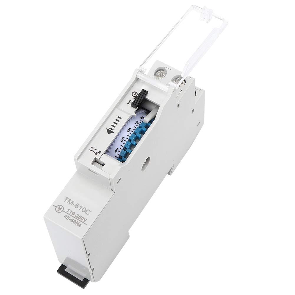 Công tắc thời gian, Hẹn giờ công tắc đèn, Công tắc hẹn giờ thông minh đường ray 1p độ chính xác cao