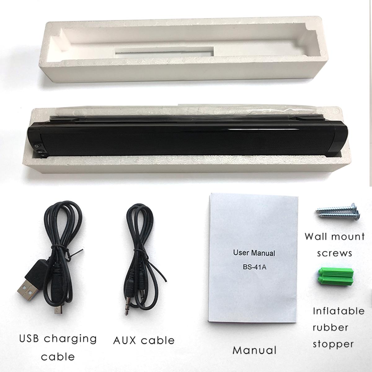 Loa thanh tv 20W, âm thanh vòm 3D, âm thanh âm thanh động HIFI Color: BS41 540X58X78mm