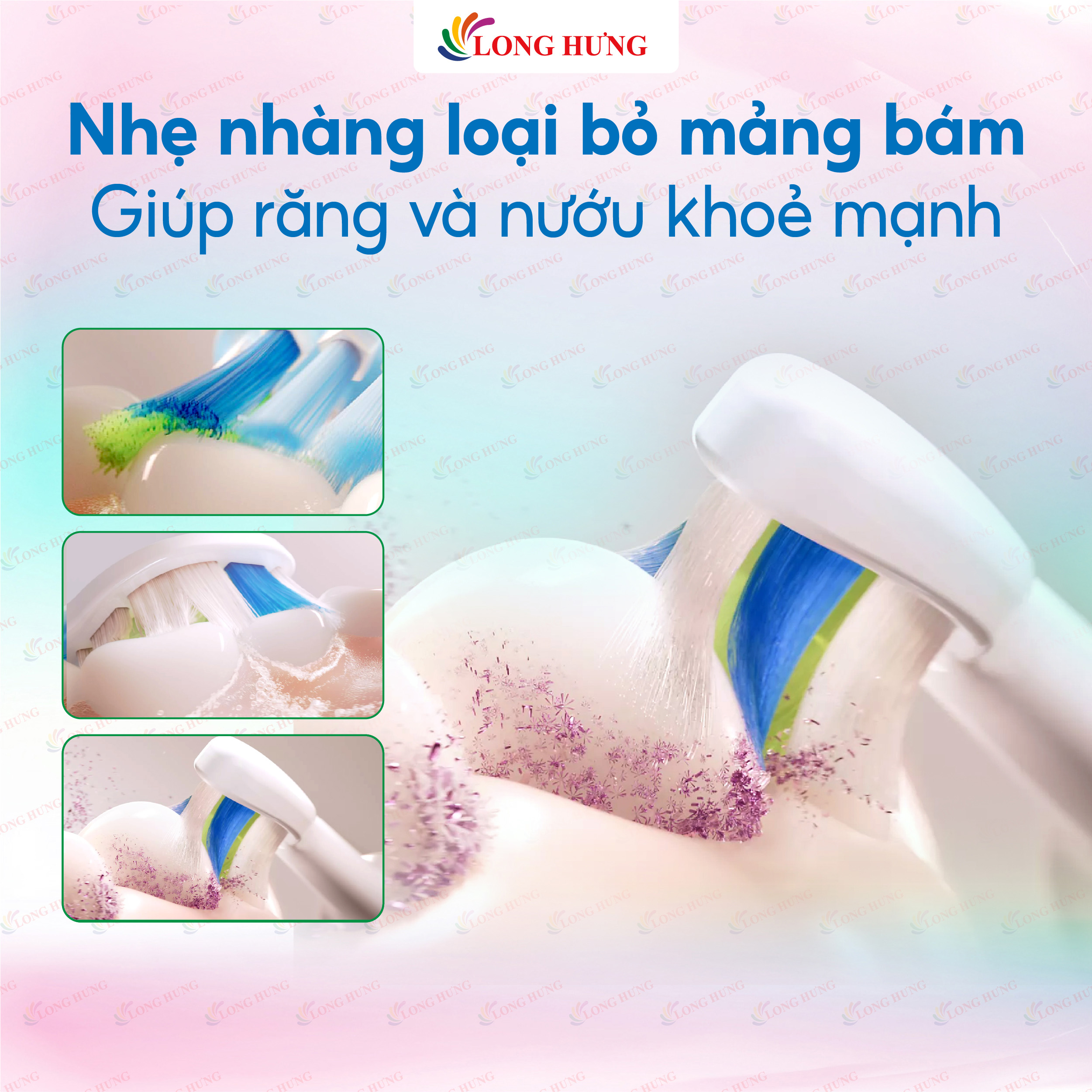 Đầu bàn chải điện Philips Sonicare W2 Optimal White HX606 - Hàng chính hãng