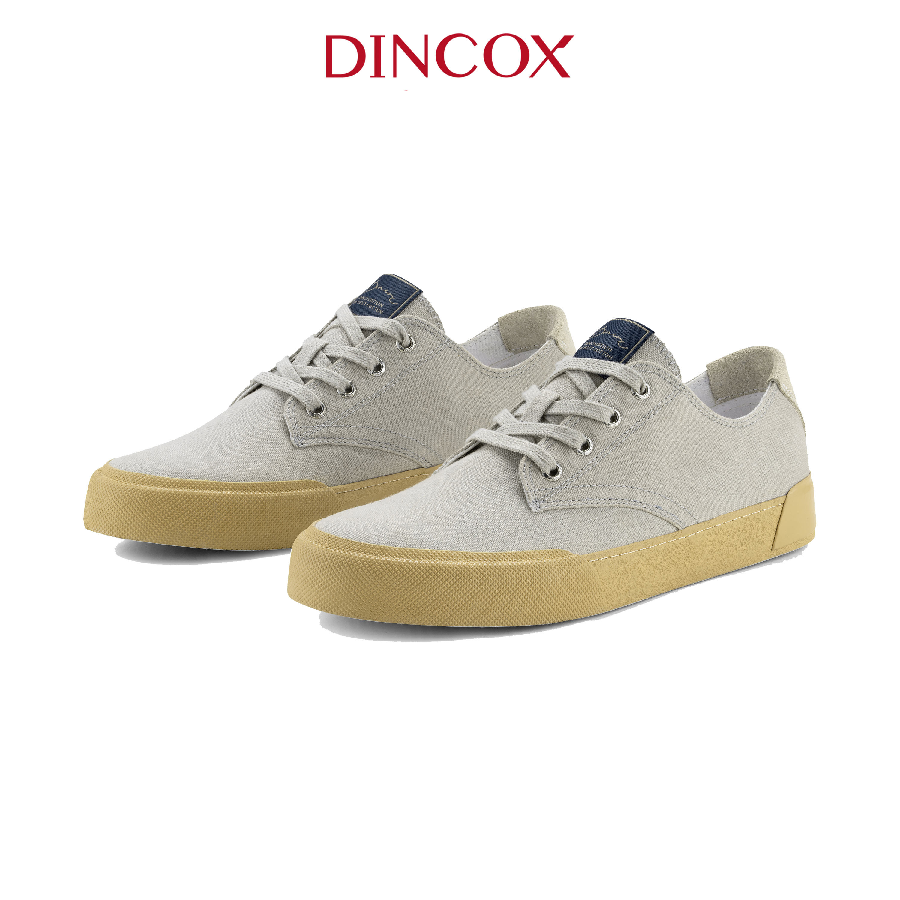 Giày Sneaker Vải Canvas Nam E22 Fog London Thanh Lịch Dincox