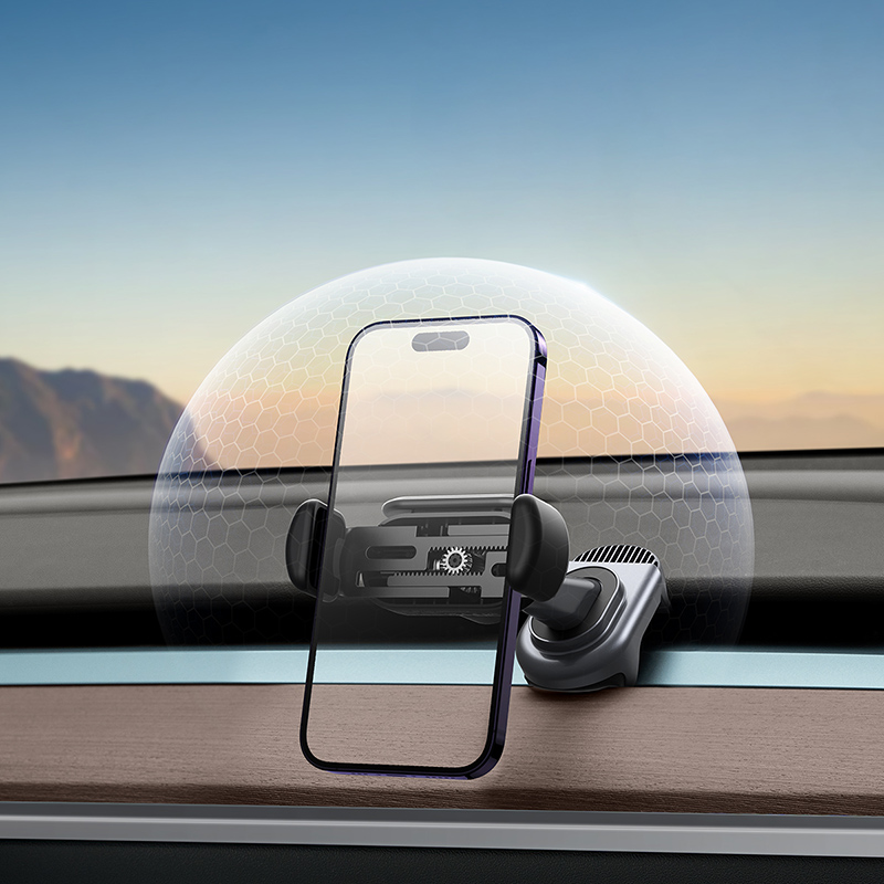 Đế Giữ Điện Thoại Baseus T-Space Solar Electric Car Mount (Hàng chính hãng)