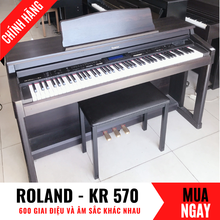 Đàn Piano Điện Roland KR-570 Tích Hợp Cảm Ứng Đa Cấp Độ