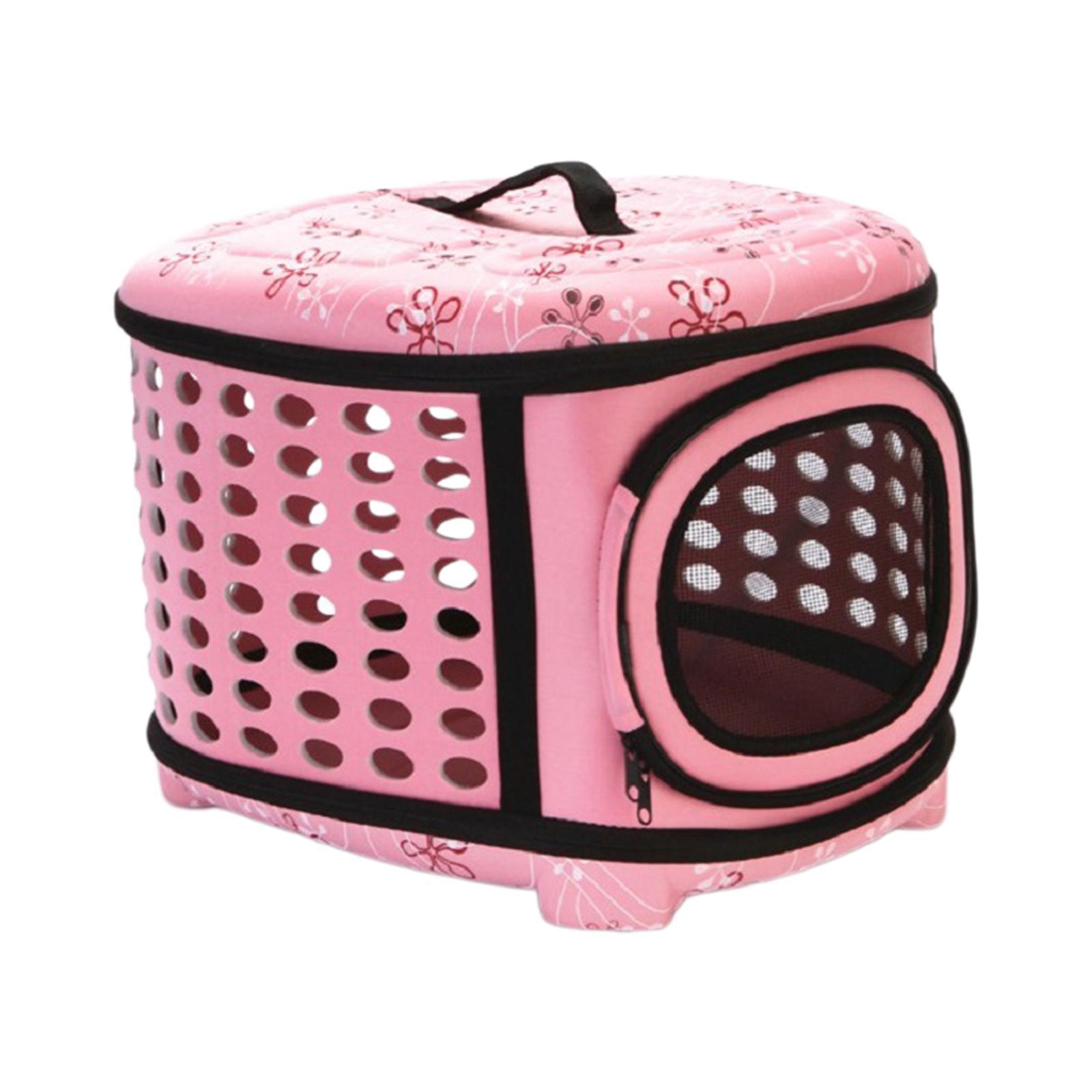 Folding Pet Dog Cat Carrier Kittten Puppy Backpack Bag Comfortable to Wear