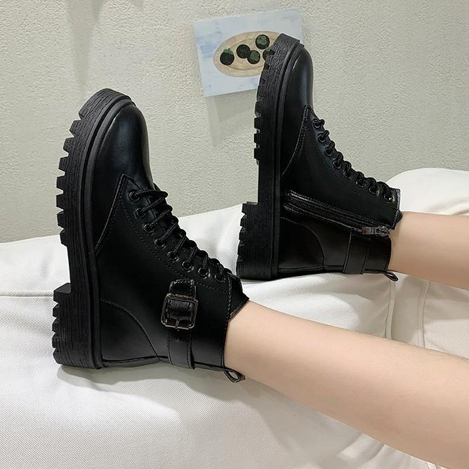 Boots Ulzzang chiến binh phiên bản mới nhất dành cho mùa thu đông, hàng quảng châu loại đẹp