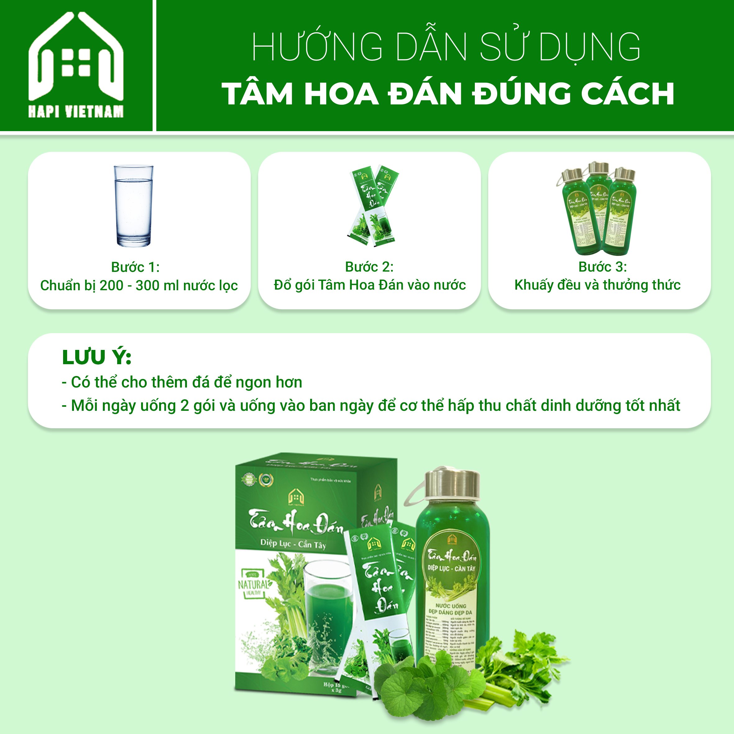 Tâm Hoa Đán - Diệp lục cần tây