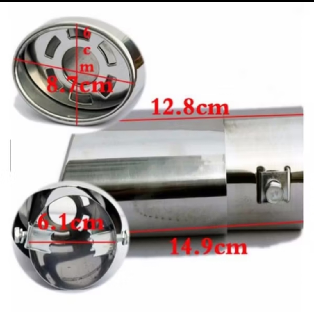 1 CHỤP ĐÍT ỐNG XÃ Ô TÔ TRANG TRÍ GIẢM THANH CỰC CHUẨN ĐẸP CHẤT LƯỢNG