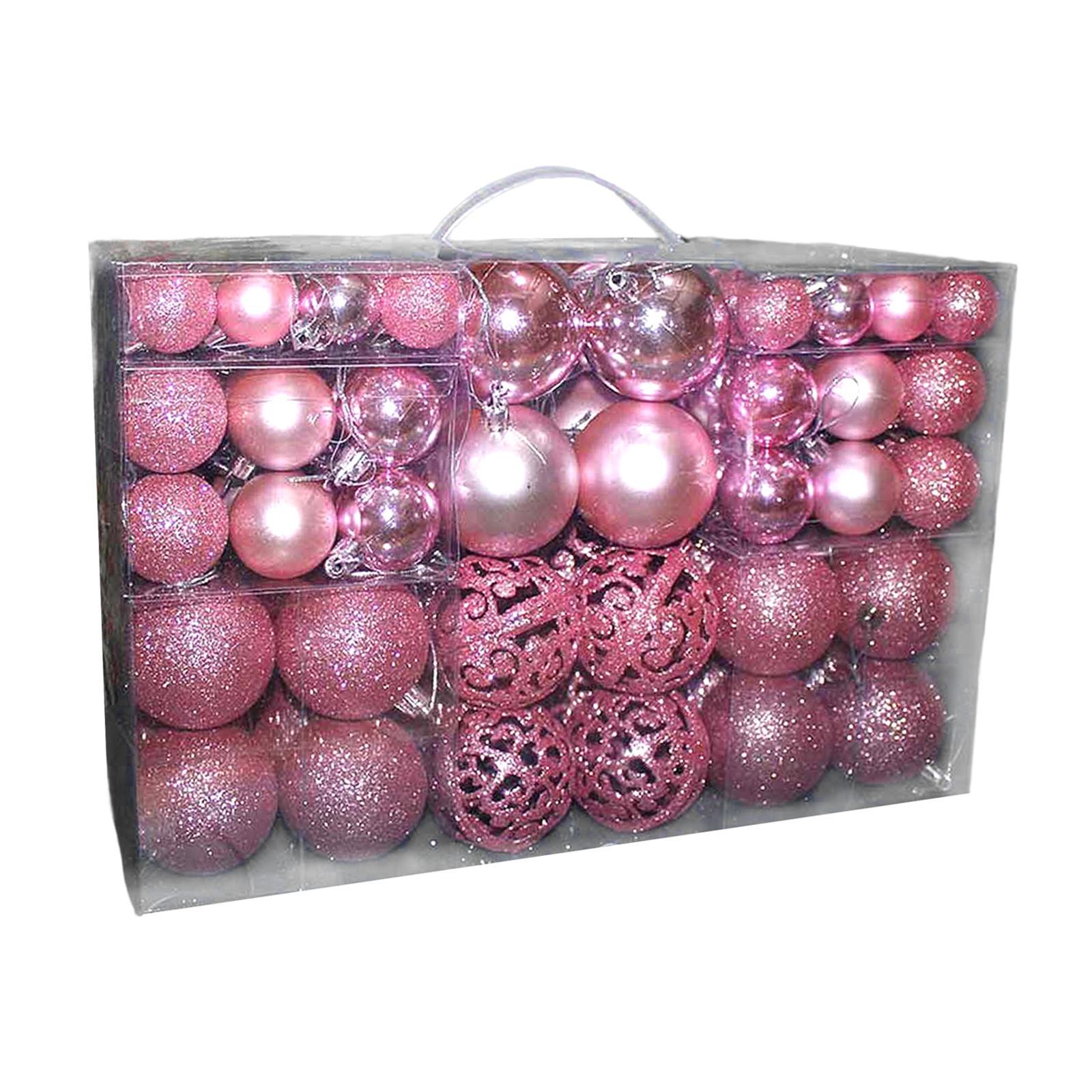 130Pcs Christmas Tree Ornaments Baubles for Home Decoration