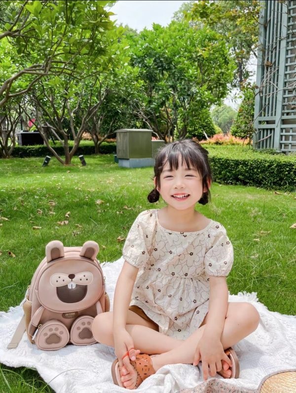 Balo cho bé mầm non Zoyzoii B38 Forest animal backpack hình động vật rừng dễ thương, siêu nhẹ, đeo êm ái - Hàng chính hãng