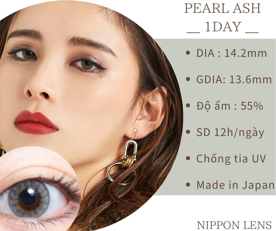 [1 Day ] Áp tròng Nhật Bản không độ sử dụng 12h