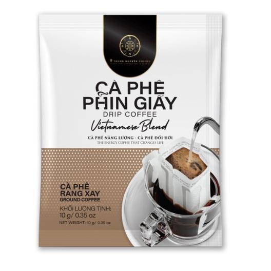 Cà Phê Rang Xay Phin Giấy –Trung Nguyên Legend-Vietnameses Blend-Hộp(10túi)