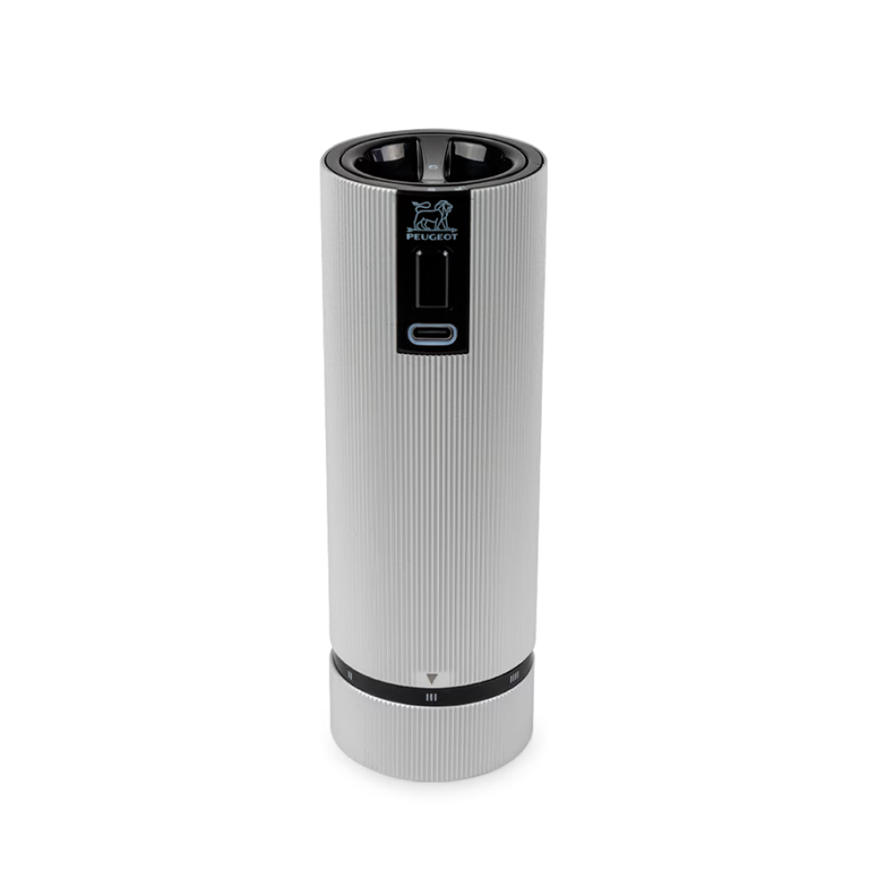 Cối Xay Muối Điện Peugeot Line Electric u'Select 43131 15cm Sạc Pin Màu Xám Nhôm hàng chính hãng