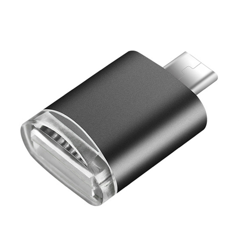 Đầu đọc thẻ nhớ micro SD dành cho điện thoại, thiết bị sử dụng cổng micro USB, đầu đọc thẻ nhớ điện thoại Android, chất liệu kim loại sang trọng