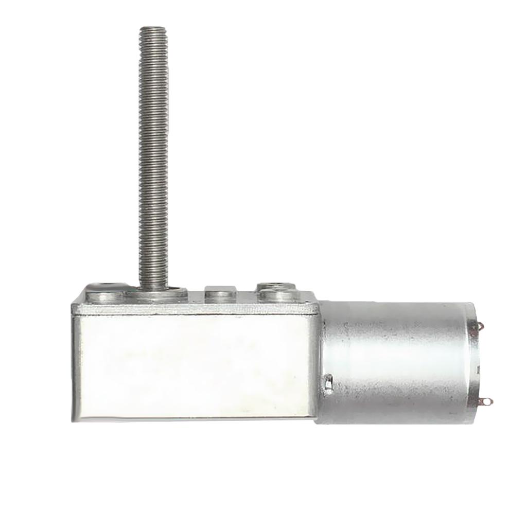 DC 24V High Torque Turbine Worm Gear Box Reduction Motor Electric with Shaft
